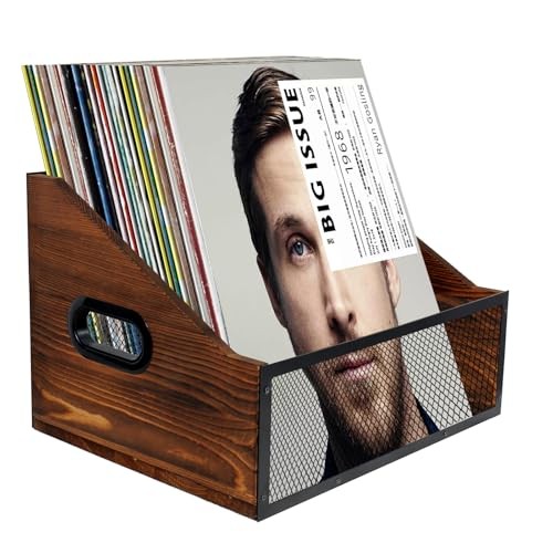 Vinyl record storage rustic - record,