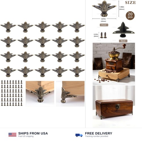 Pack antique brass wood - brass,