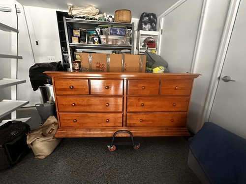 Drawer oak wood - 6-drawer,
