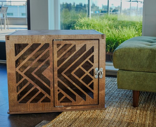 Dog crate furniture wooden - furniture,